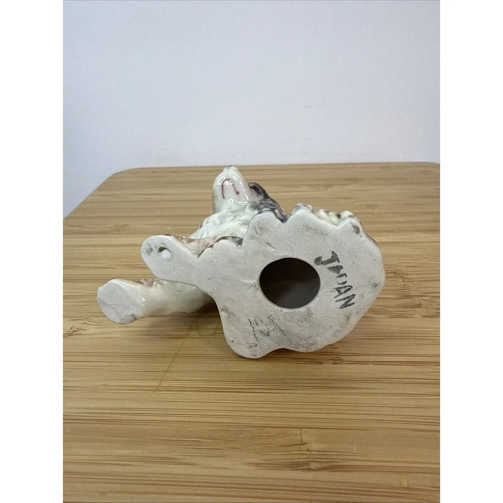 VTG 50s MCM Japan Cocker Spaniel‎ Figurine Brown & White Porcelain Collectible